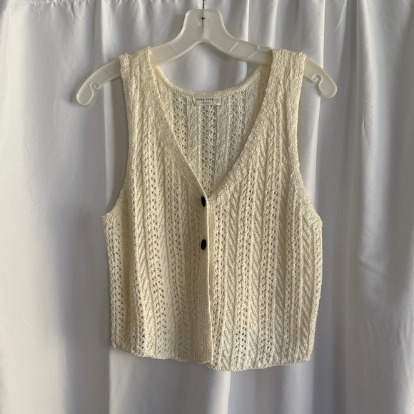 Miss Love Tops - miss love knit vest / L / NWOT